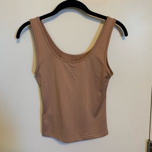 Brown tank top